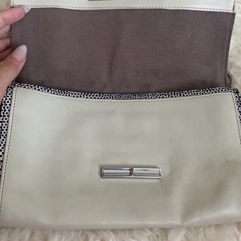 Dvf Two Tone Purse With Python Trim - image 5